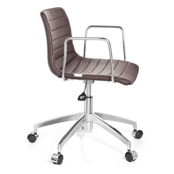Grote foto levi thuisgebruik bureaustoel bruin huis en inrichting stoelen