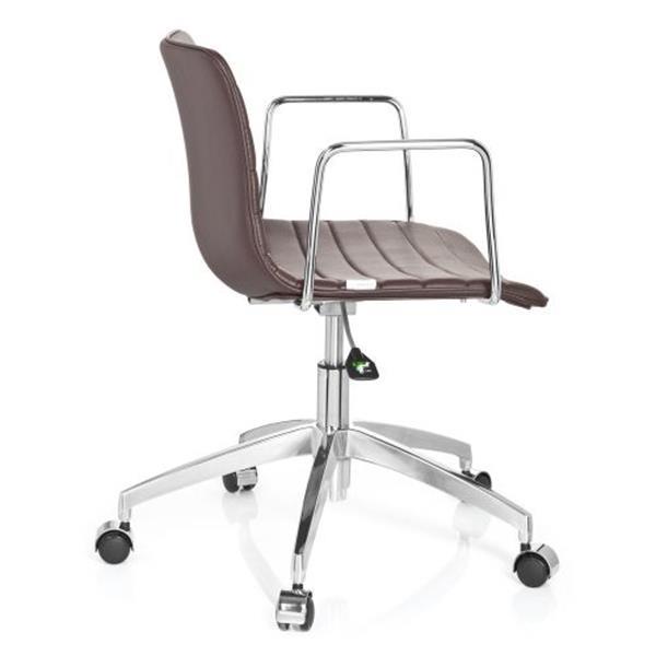 Grote foto levi thuisgebruik bureaustoel bruin huis en inrichting stoelen