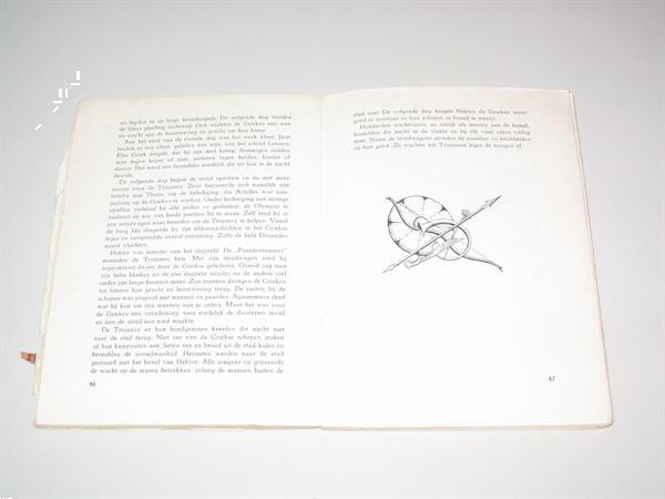Grote foto de strijd om troje homerus ilias 1955 boeken avontuur en actie