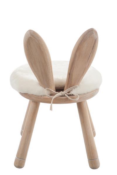 Grote foto kinderstoel konijn set van 2 stuks kinderen en baby tafels en stoelen