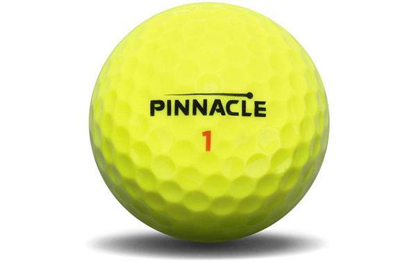 Grote foto pinnacle rush golfballen 15 stuks geel sport en fitness golf