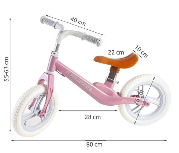 Grote foto kinderfiets loopfiets met verlichte wielen roze blauw sport en fitness overige sport en fitness