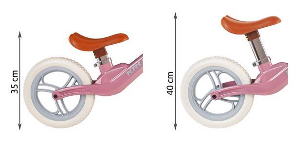 Grote foto kinderfiets loopfiets met verlichte wielen roze blauw sport en fitness overige sport en fitness