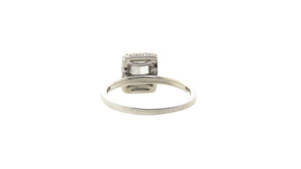 Grote foto witgouden ring met diamant 14 krt nieuw kleding dames sieraden