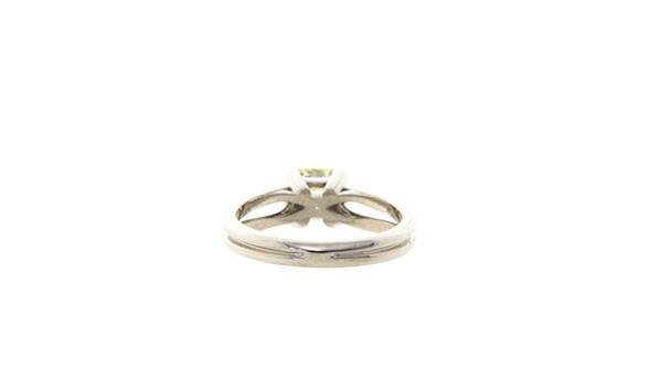 Grote foto witgouden solitair ring met diamant 1.01ct. 14 krt nieuw kleding dames sieraden