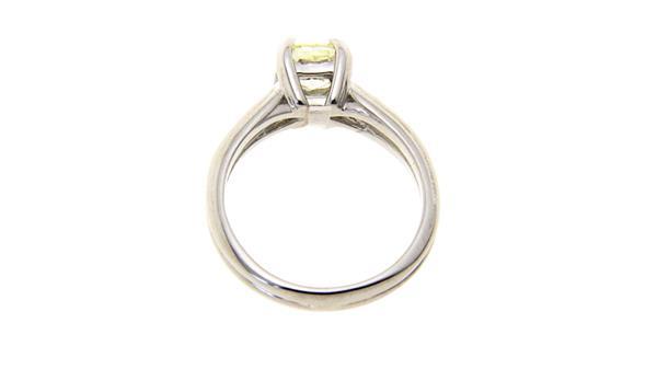 Grote foto witgouden solitair ring met diamant 1.01ct. 14 krt nieuw kleding dames sieraden