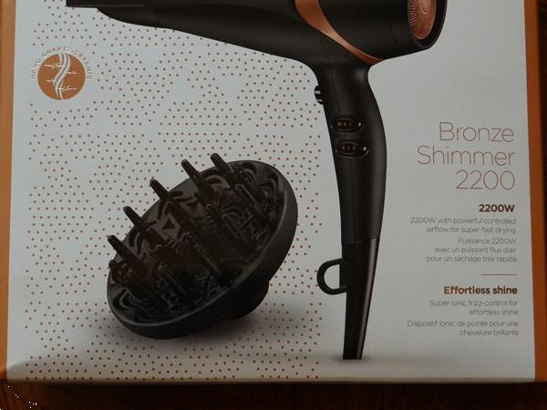 Grote foto haardroger babyliss bronze shimmer 2200 nieuw beauty en gezondheid haarverzorging