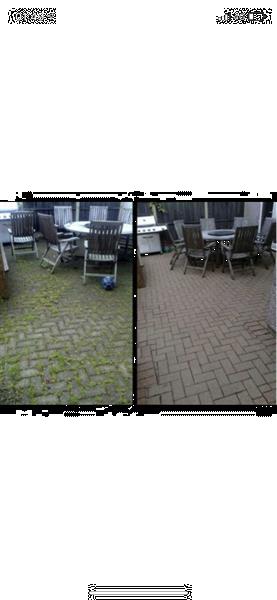 Grote foto terras gevelreiniging avp clean paint services diensten en vakmensen gevelrenovatie en voegers