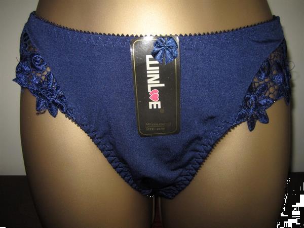 Grote foto marineblauwe bh met slip voor d cups kleding dames ondergoed en lingerie