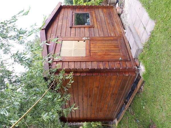 Grote foto blokhut houten tuinhuis tuin en terras tuinhuisjes en blokhutten