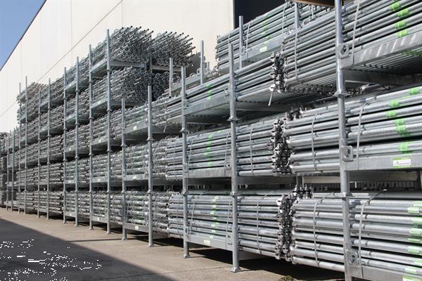 Grote foto gevel steiger 100m2 doe het zelf en verbouw steigers