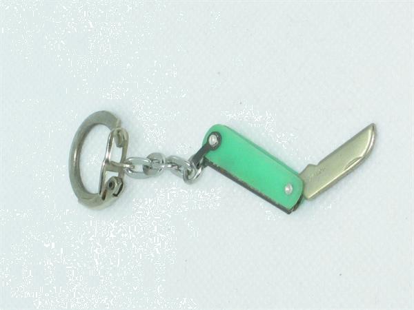 Grote foto sleutelhanger groen knipmes verzamelen sleutelhangers