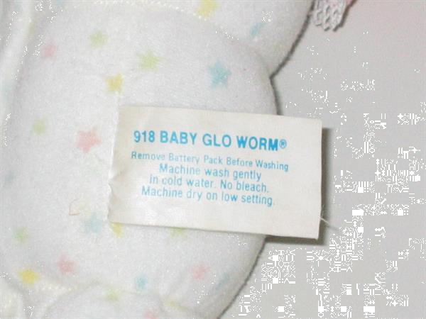 Grote foto baby glo worm playskool 1986 kinderen en baby knuffels en pluche