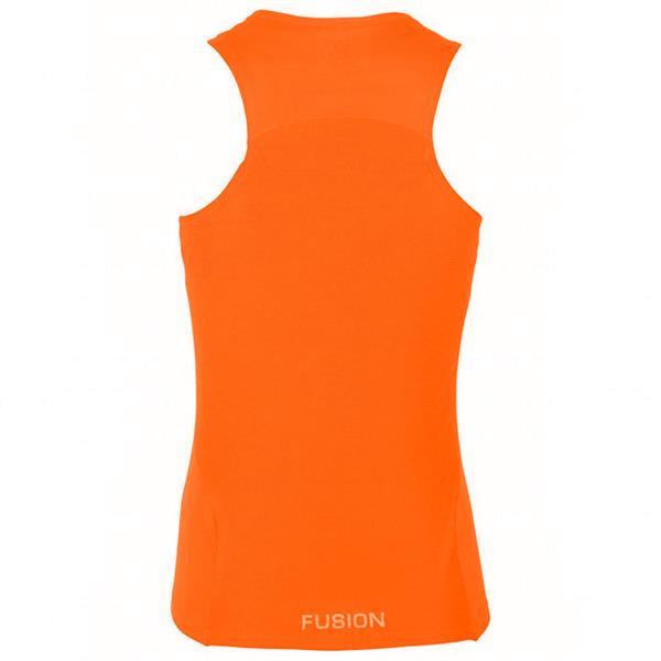 Grote foto fusion c3 singlet orange dames size medium kleding dames sportkleding