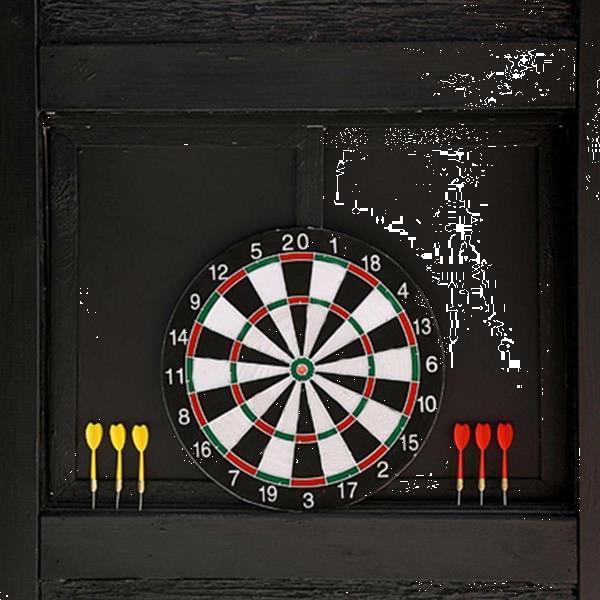Grote foto dartbord met 6 darts 35 cm diameter sport en fitness overige sport en fitness
