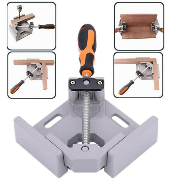 Grote foto hoekklem 90 voor houtbewerking doe het zelf en verbouw gereedschappen en machines