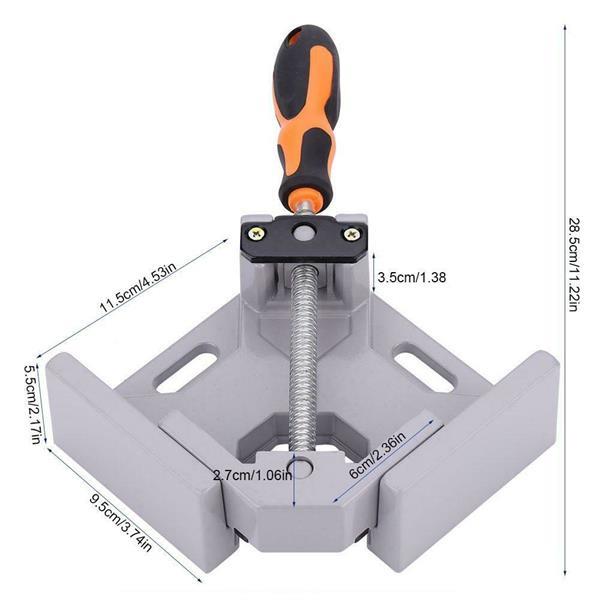 Grote foto hoekklem 90 voor houtbewerking doe het zelf en verbouw gereedschappen en machines