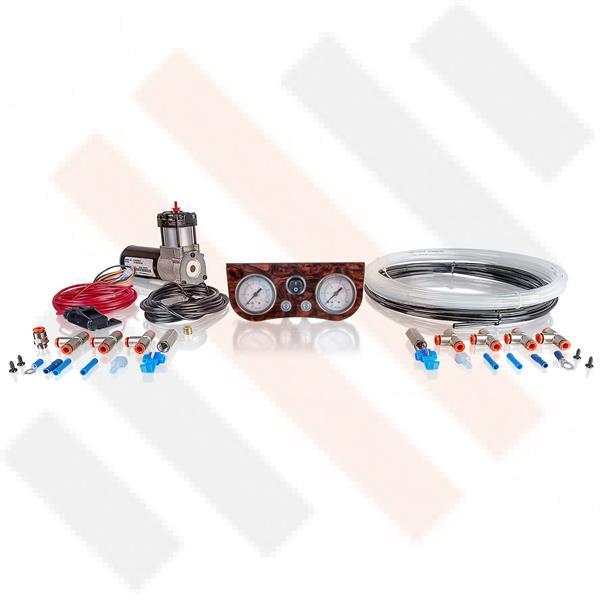 Grote foto compressorset oluve 215 wortelnoten glanzend manometerpane caravans en kamperen caravan accessoires