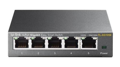 Grote foto tp link tl sg105e l2 gigabit ethernet 10 100 1000 zwart computers en software netwerkkaarten routers en switches