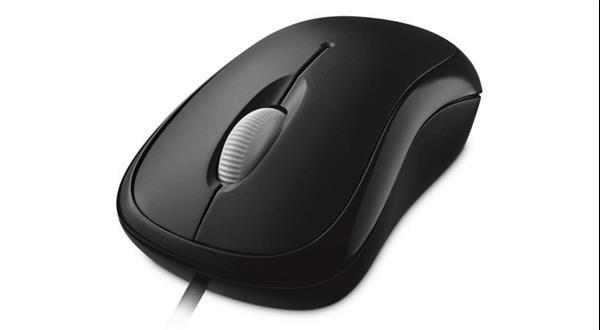 Grote foto microsoft basic optical mouse zwart oem computers en software overige computers en software