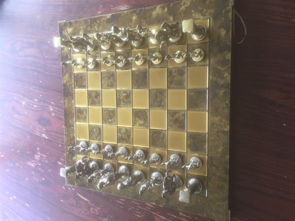 Grote foto mooi grieks schaakspel hobby en vrije tijd gezelschapsspellen bordspellen