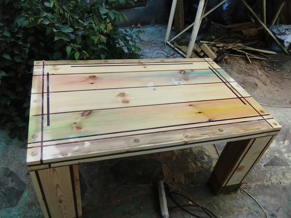 Grote foto art table from the wood species antiek en kunst tafels