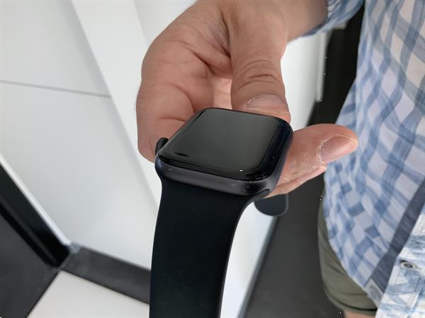 Grote foto apple watch series 5 44mm space grey telecommunicatie smartwatches