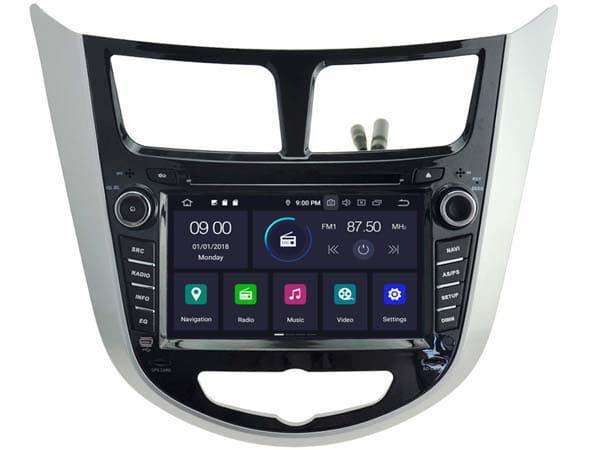 Grote foto hyundai accent 2010 tot 2017 passend navigatie autoradio sys auto onderdelen navigatie systemen en cd