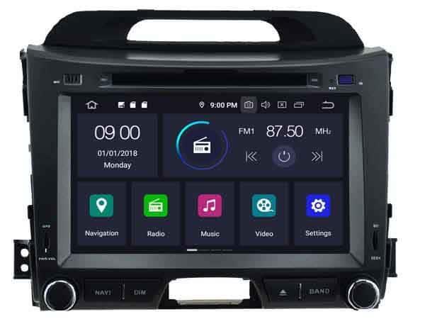 Grote foto kia sportage 2010 tot 2015 passend navigatie autoradio syste auto onderdelen navigatie systemen en cd