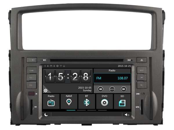 Grote foto mitsubishi pajero vanaf 2006 passend navigatie autoradio sys auto onderdelen navigatie systemen en cd