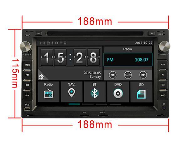 Grote foto volkswagen passat 2000 tot 2005 passend navigatie autoradio auto onderdelen navigatie systemen en cd