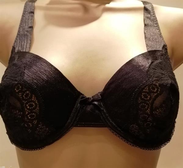 Grote foto chique zwarte bh van triumph 80b nieuw kleding dames ondergoed en lingerie merkkleding