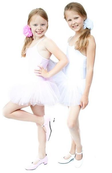 Grote foto balletpakje tutu met striklinten wit maat 8 kledingmaat 98 kinderen en baby overige
