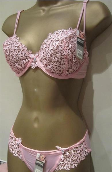 Grote foto prachtige roze bh met heel aparte kant 80b kleding dames ondergoed en lingerie