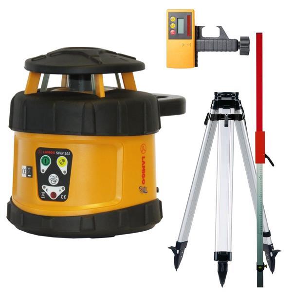 Grote foto lamigo spin 205 roterende bouwlaser set doe het zelf en verbouw meetapparatuur