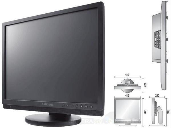 Grote foto 19 samsung lcd monitor met glasplaat vga 19tft6 audio tv en foto algemeen