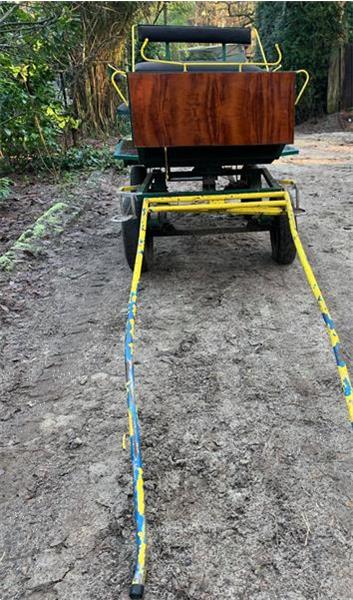 Grote foto koets enkelspan dieren en toebehoren rijtuigen en koetsen