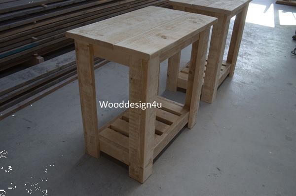 Grote foto sidetable wooddesign4u huis en inrichting eettafels