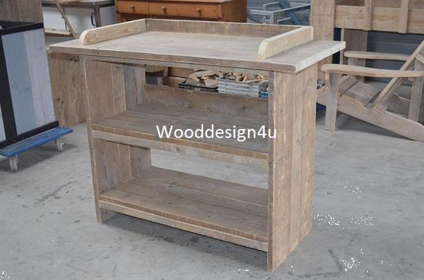 Grote foto oppottafel wooddesign4u tuin en terras bloembakken