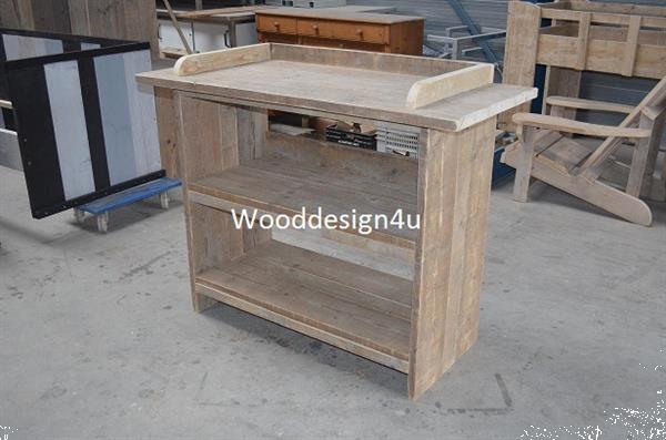 Grote foto oppottafel wooddesign4u tuin en terras bloembakken