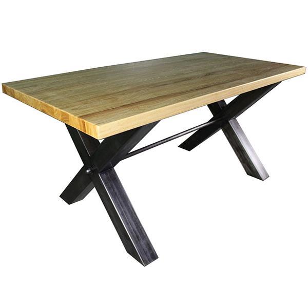 Grote foto eiken tafel wooddesign4u huis en inrichting eettafels