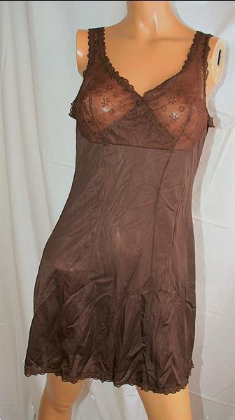 Grote foto chantelle bruine n glig onderjurk medium nieuw kleding dames ondergoed en lingerie merkkleding