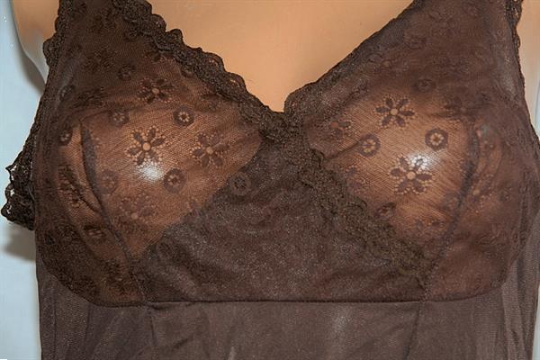 Grote foto chantelle bruine n glig onderjurk medium nieuw kleding dames ondergoed en lingerie merkkleding