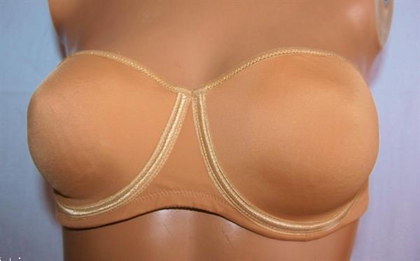 Grote foto huidkleurige voorgevormde strapless bh barbara 75c kleding dames ondergoed en lingerie merkkleding
