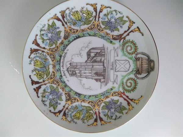 Grote foto borden collectible stad balen porselein antiek en kunst overige in antiek gebruiksvoorwerpen