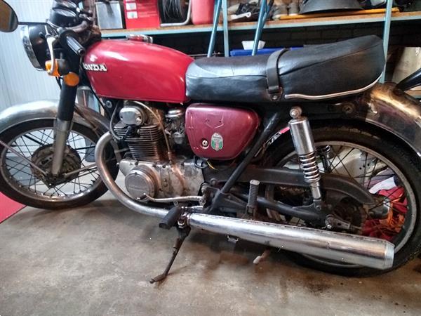 Grote foto honda cb250 motoren honda