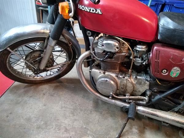 Grote foto honda cb250 motoren honda