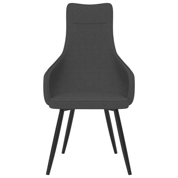 Grote foto vidaxl chaise de canap gris fonc tissu huis en inrichting stoelen