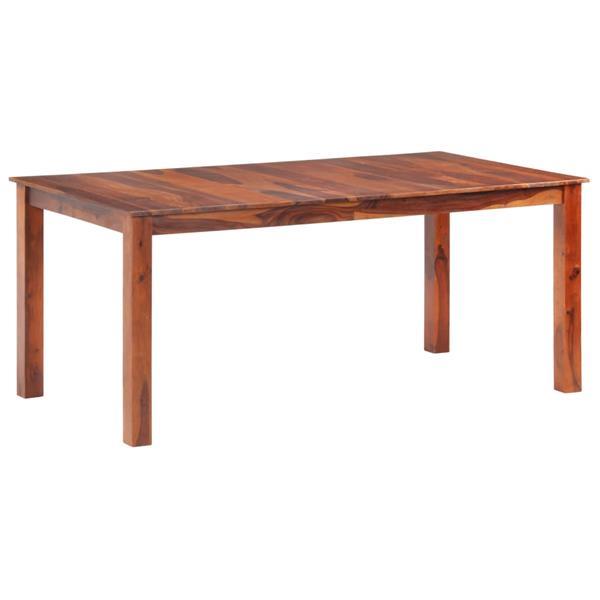 Grote foto vidaxl table de salle manger 180x90x76 cm bois solide huis en inrichting eettafels