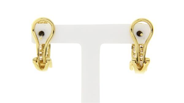 Grote foto gouden oorsieraden met diamant 18 krt kleding dames sieraden